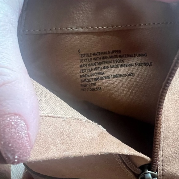 Target brown booties (worn once) - Picture 2 of 2